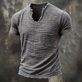 Wyatt | Robuuste Notch-Neck T-Shirt