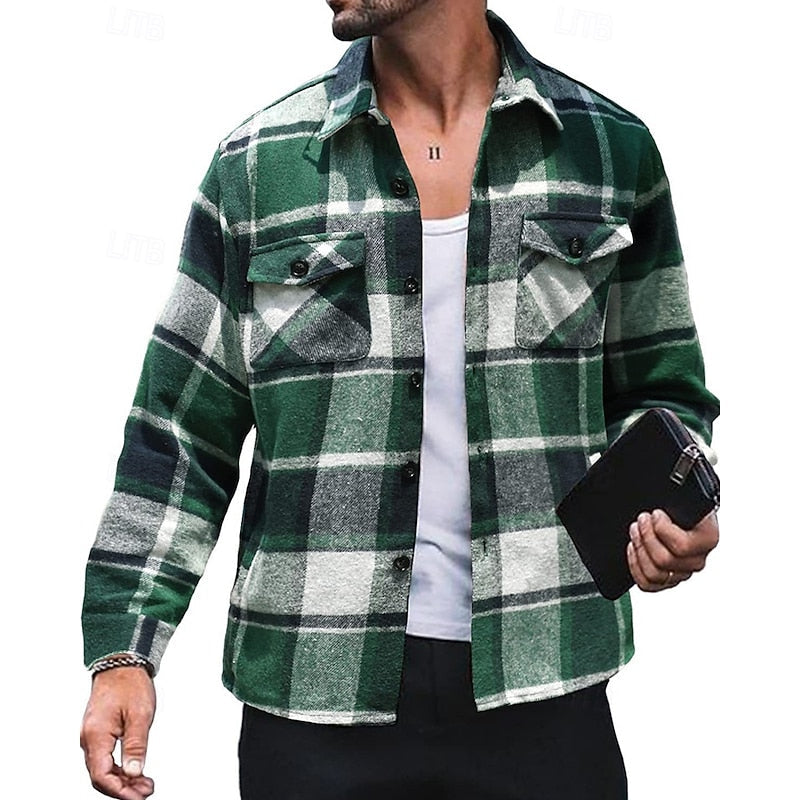Dawson | Robuuste Geruite Shirtjas