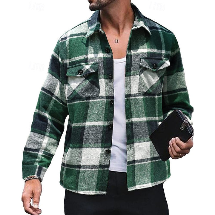Dawson | Robuuste Geruite Shirtjas