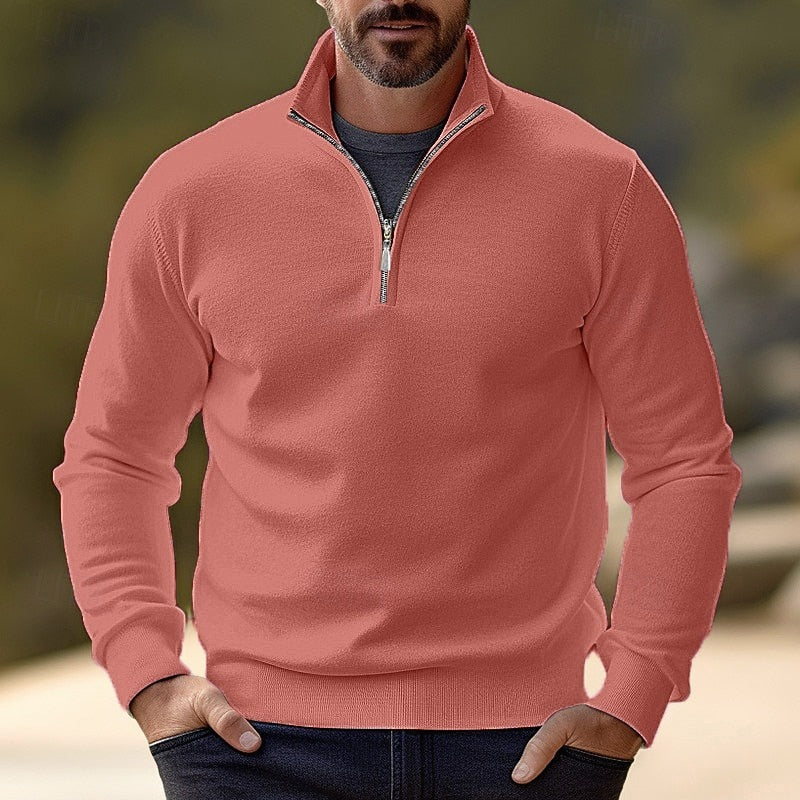 Quentin | Verfijnde Half-Zip Pullover