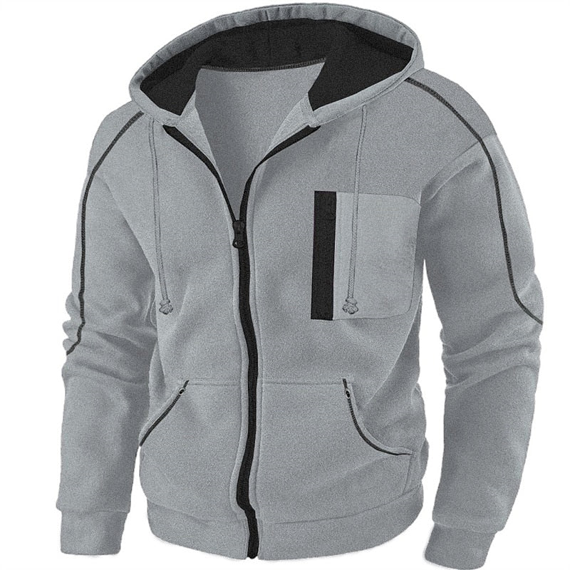 Dorian | Volledige Rits Hoodie Jas