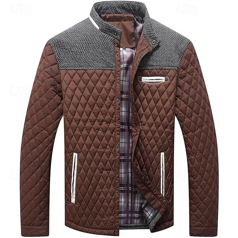 Hayes | Gequilt Jacket met Staande Kraag