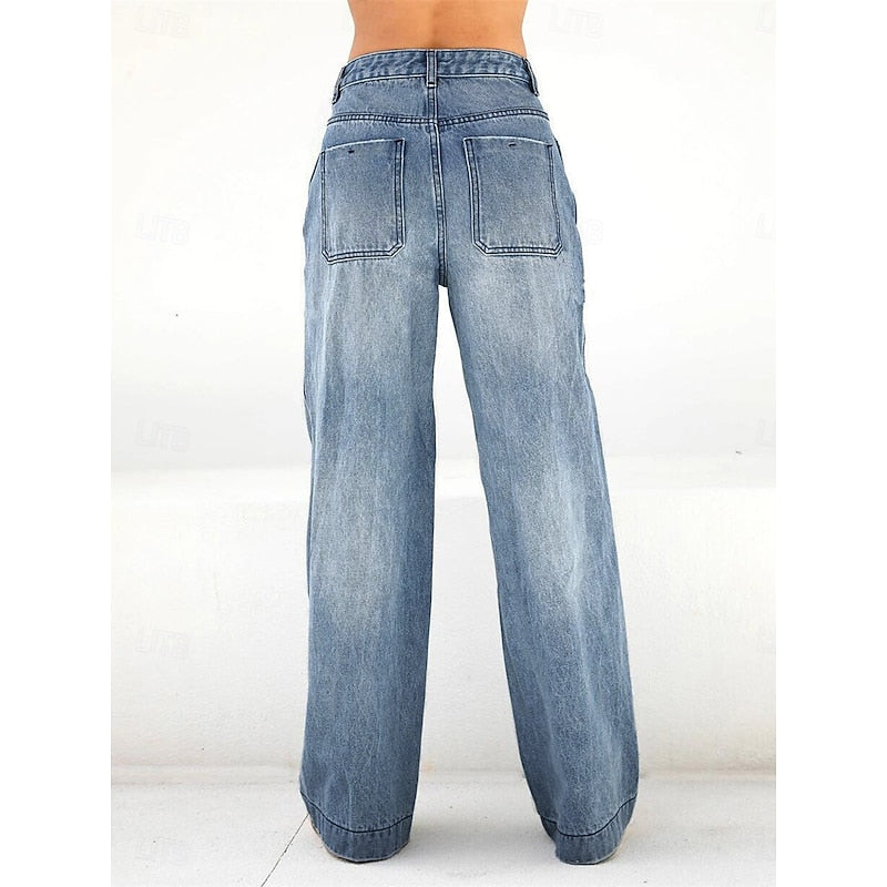 Elowen | Relaxed Wijde Pijpen Jeans