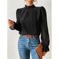 Elspeth | Elegante Hoge Hals Blouse