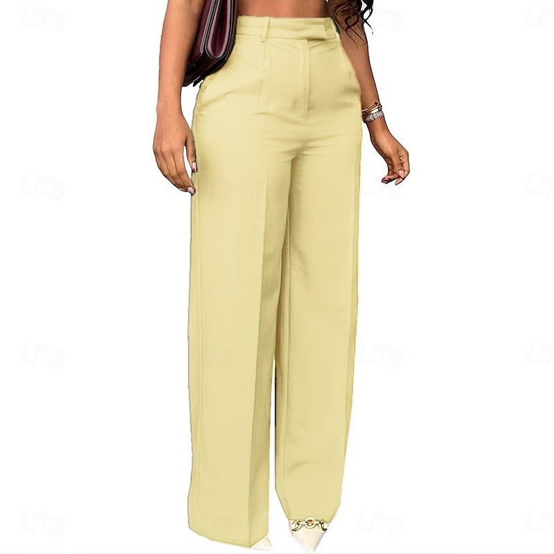 Wendy | Op Maat Gemaakte Hoge Taille Broek