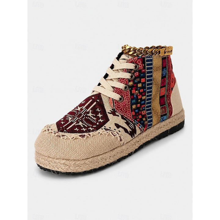 Talia | Boho Patroon Hoge Sneakers