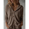 Frances | Gevoerde Knop-Front Cardigan