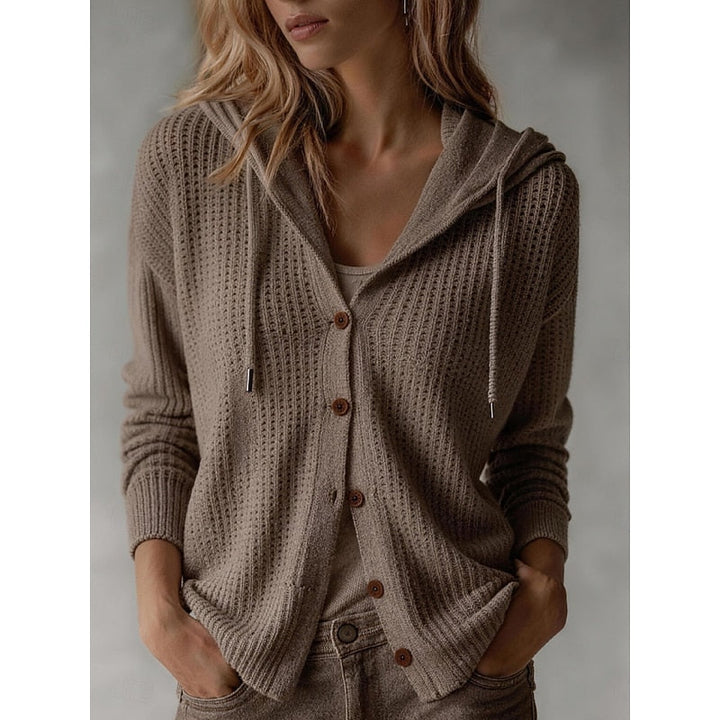 Frances | Gevoerde Knop-Front Cardigan