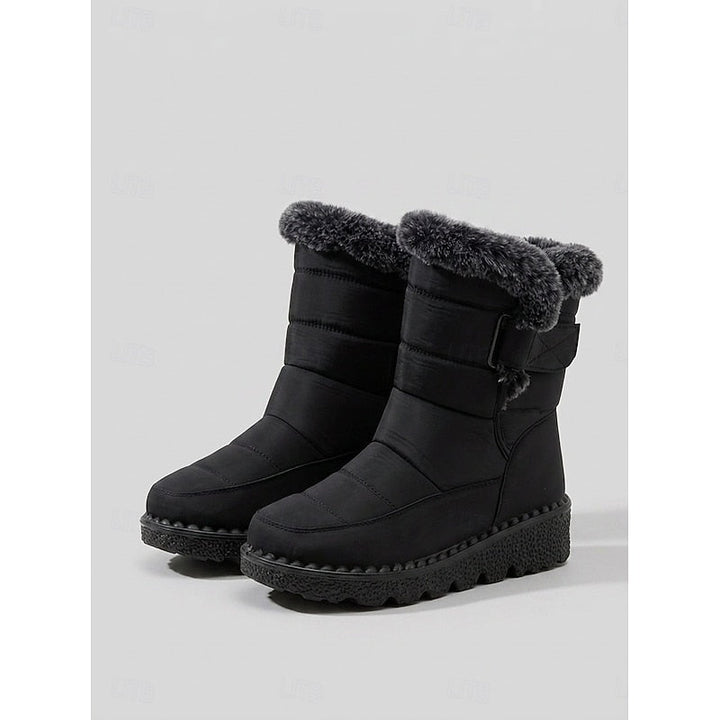 Greta | Gezellige Winter Snowboots met Bontafwerking