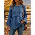 Rosalyn | Plooi Peplum Blouse
