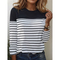 Constance | Gestreepte Lange Mouwen Top