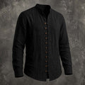 Gregory | Casual Shirt met Bandkraag