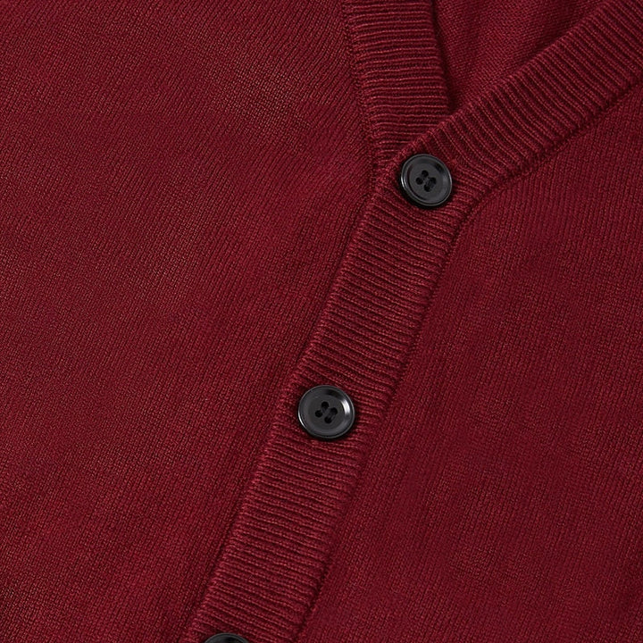 Leonard | Geknoopte V-Hals Sweater Vest