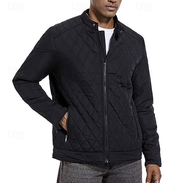 Ashton | Gequilt Jacket met Staande Kraag