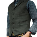 Gerard | Haringbone Tailored Waistcoat