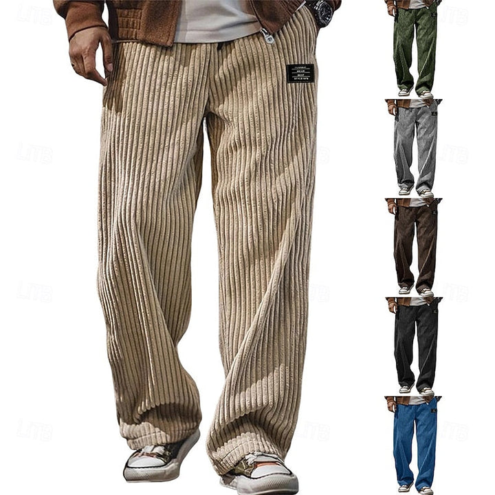 Bryson | Ontspannen Ribbels Wijde-Pantalon