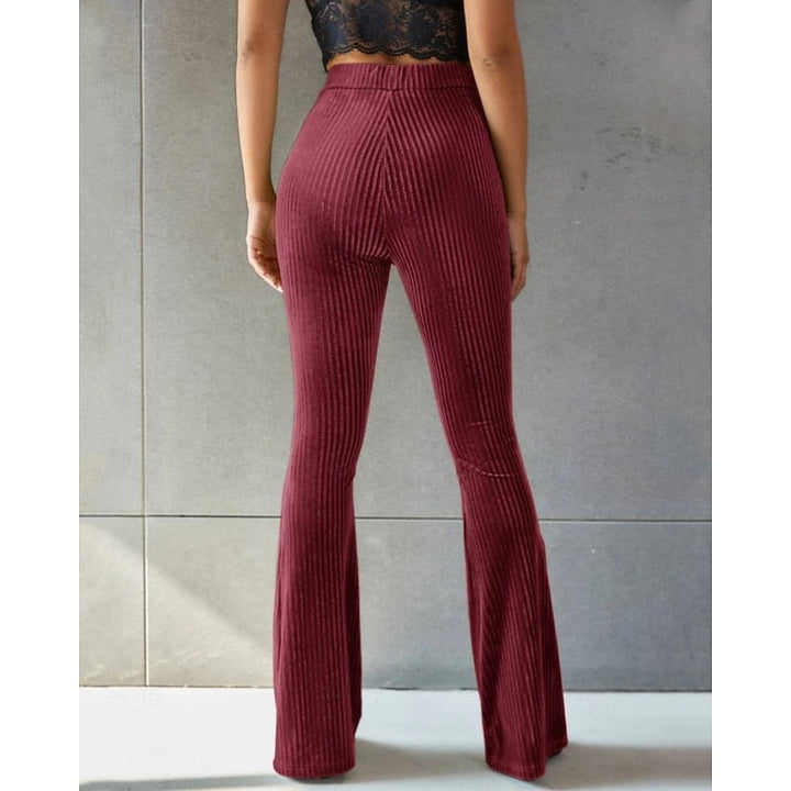 Sadie | Hoge Taille Uitlopende Broek