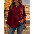 Rosalyn | Plooi Peplum Blouse