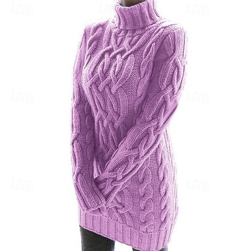 Thea | Kabeltextuur Coltrui Jurk
