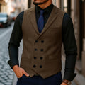 Bennett | Dubbelzijdige Herringbone Gilet