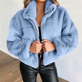 Estelle | Pluche Cropped Zip Jacket