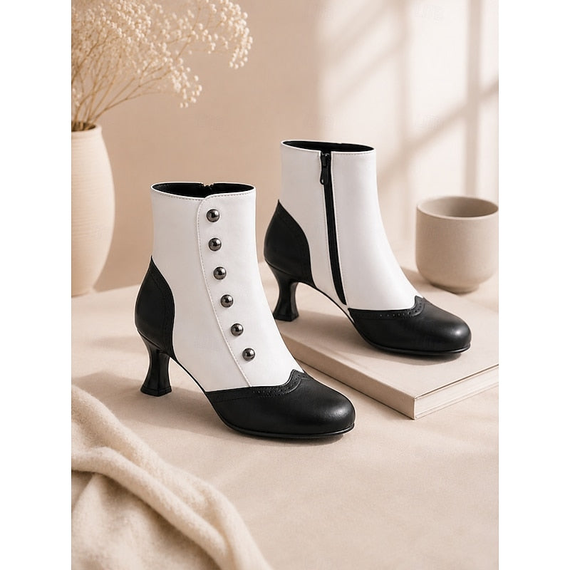 Prudence | Vintage Geknoopte Enkellaarsjes