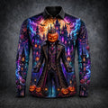 Thatcher | Halloween Gothische Print Lange Mouwen Shirt