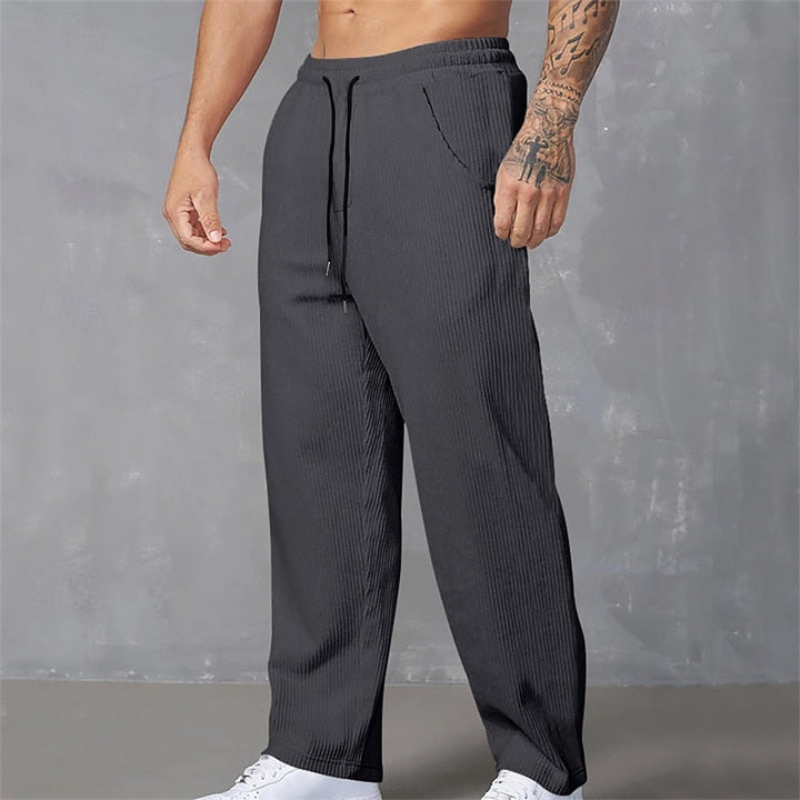 Crosby | Ontspannen Geribbelde Broek