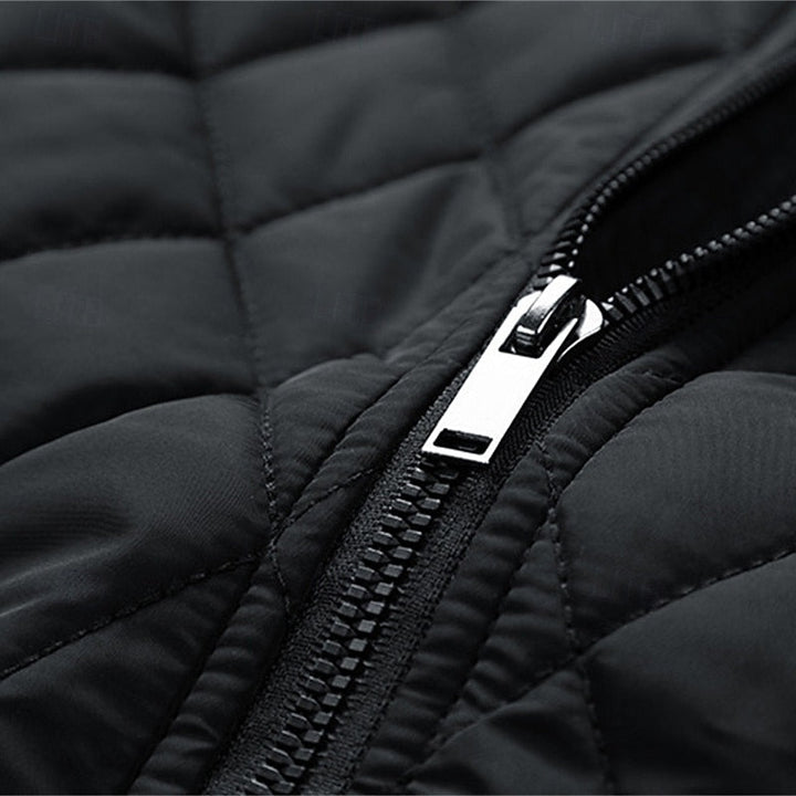 Ashton | Gequilt Jacket met Staande Kraag
