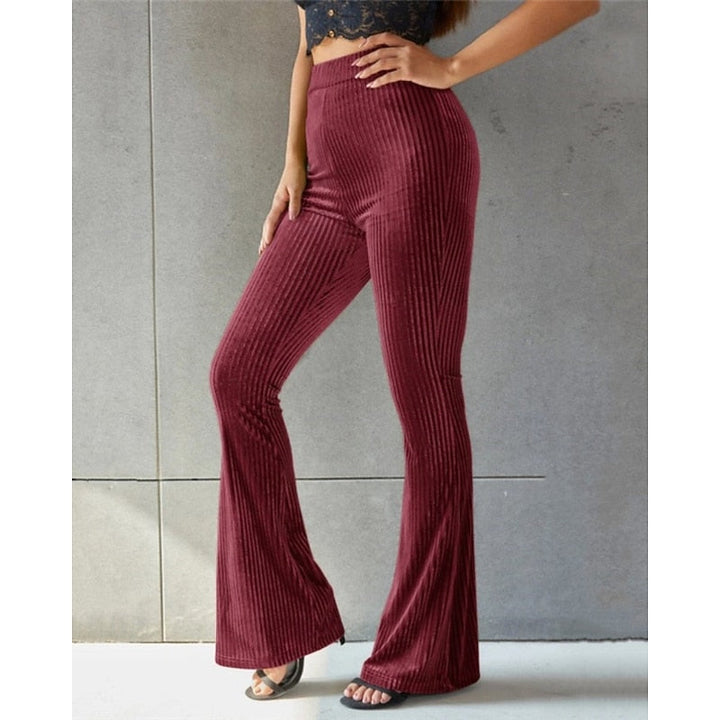 Sadie | Hoge Taille Uitlopende Broek