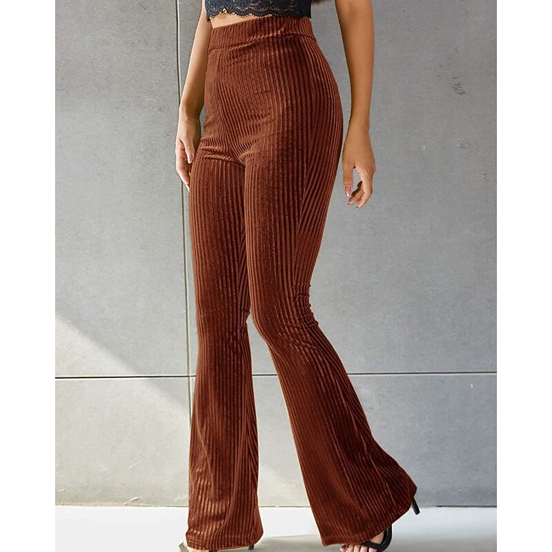 Sadie | Hoge Taille Uitlopende Broek