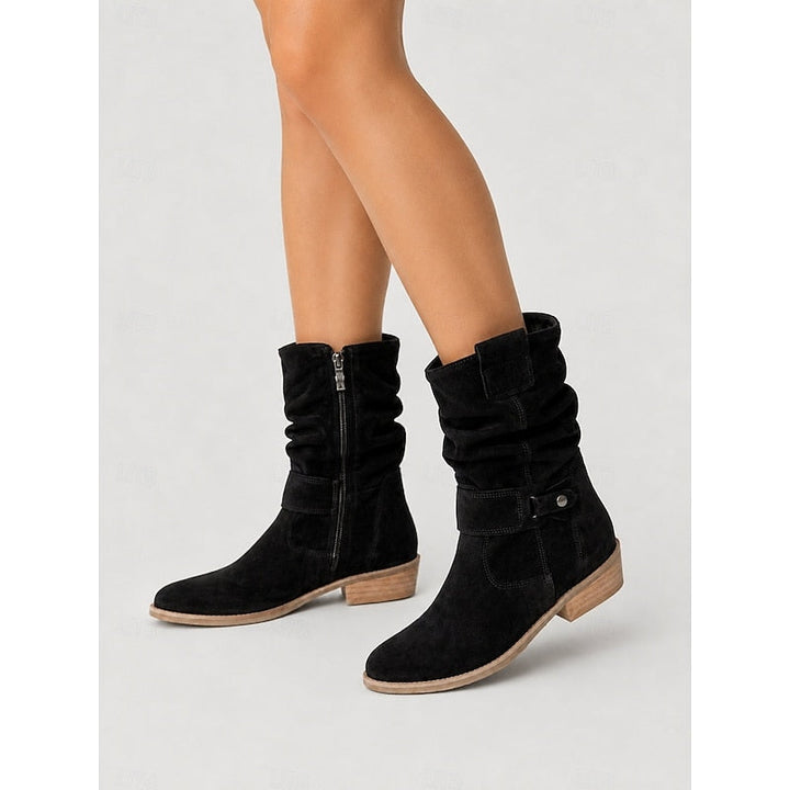 Tessa | Slouchy Buckle Enkelboots