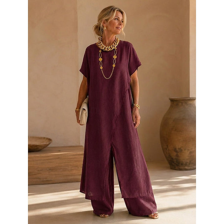 Regina | Ontspannen Wrap-Front Twee-Delig Set