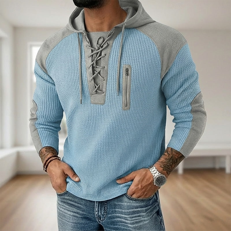 Wesley | Lace-Up Hoodie met Capuchon