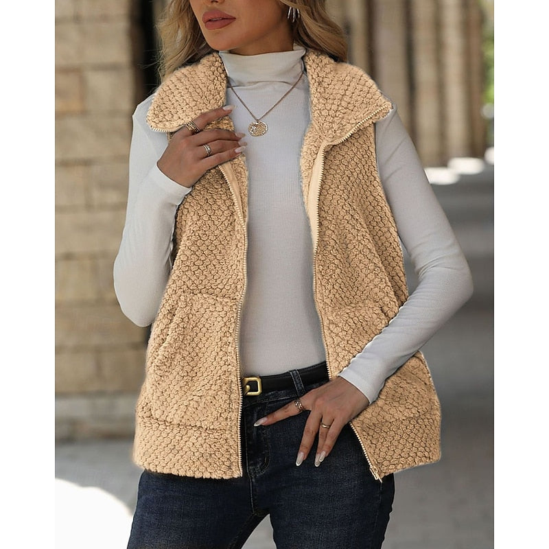 Willow | Gezellige Textuur Zip Vest