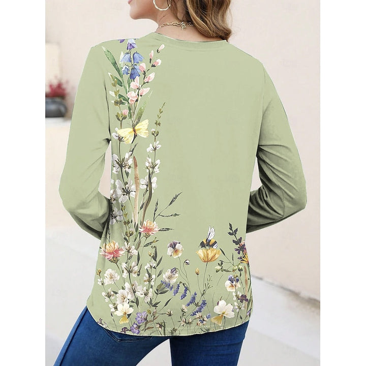 Miriam | Bloemen Lange Mouwen Top