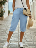 Marlowe | Ontspannen Drawstring Capris
